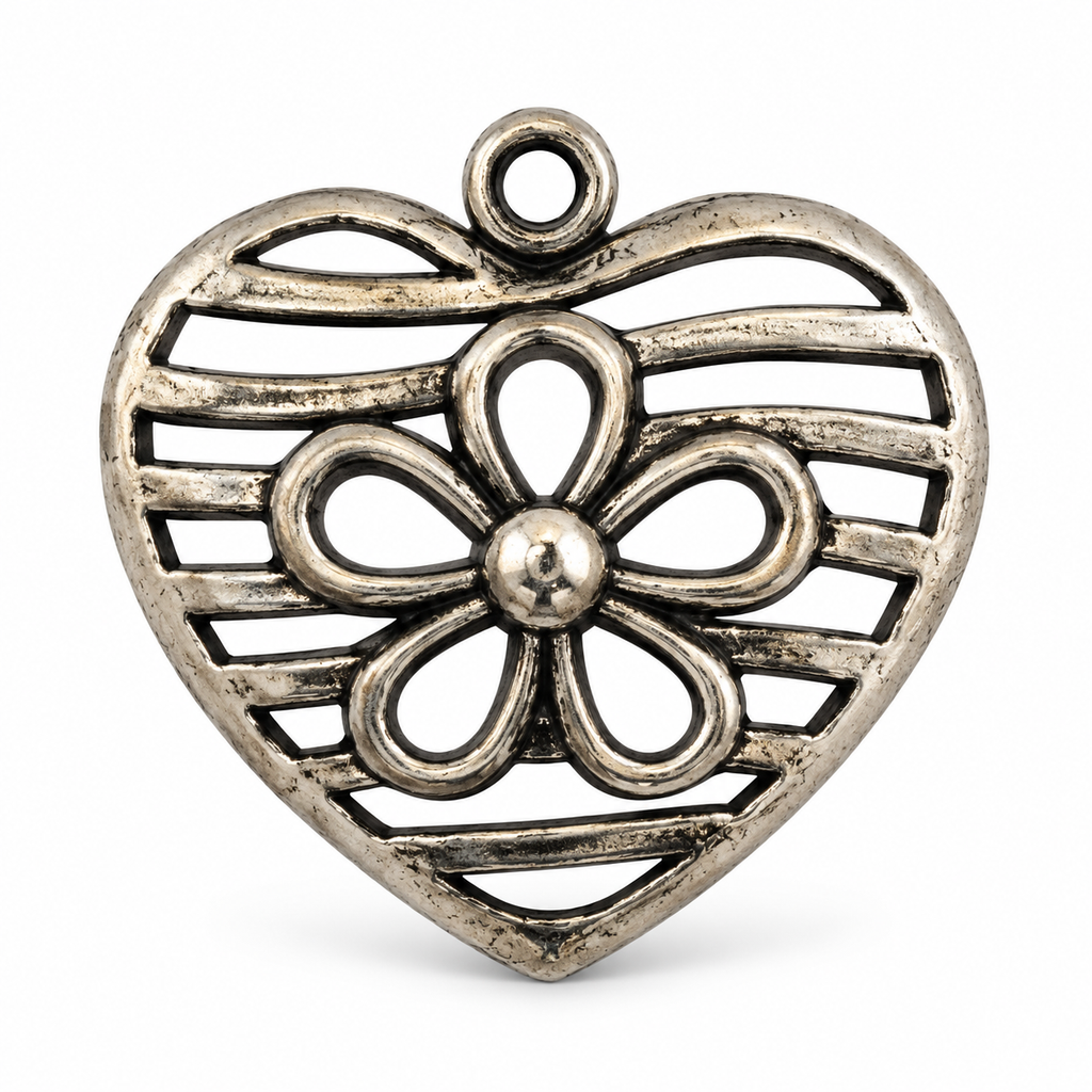 Heart Charm - 36x36mm - HRT-003