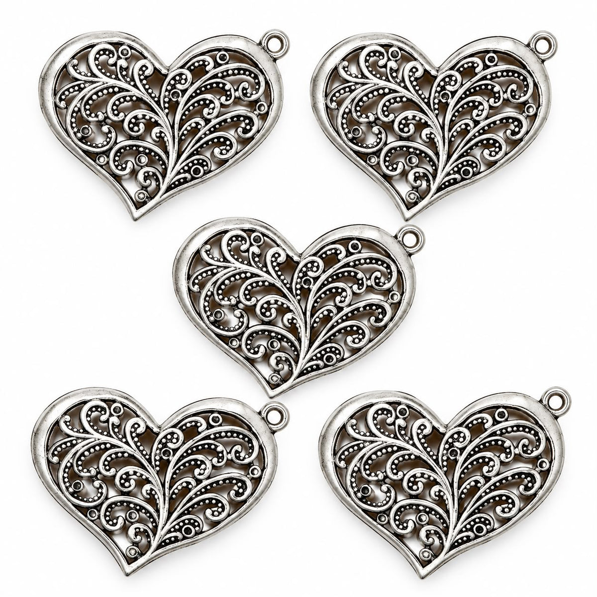 Heart Charm - 28x35mm - HRT-013