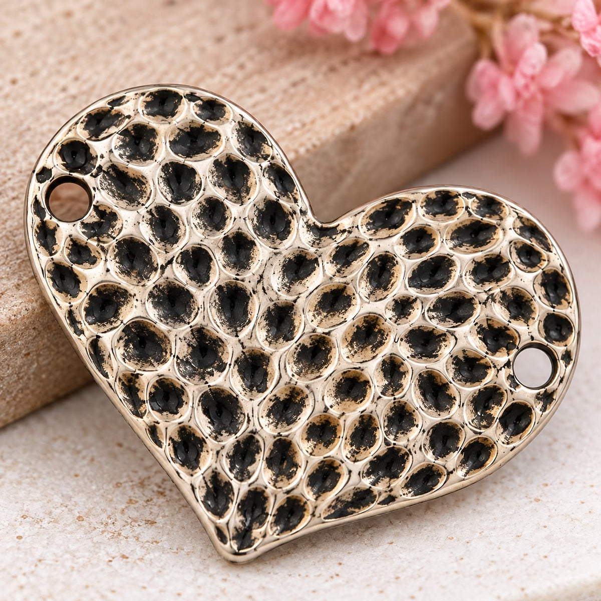 Heart Charm - 48x32mm - HRT-006