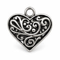 Heart Charm - 30x30mm - HRT-010