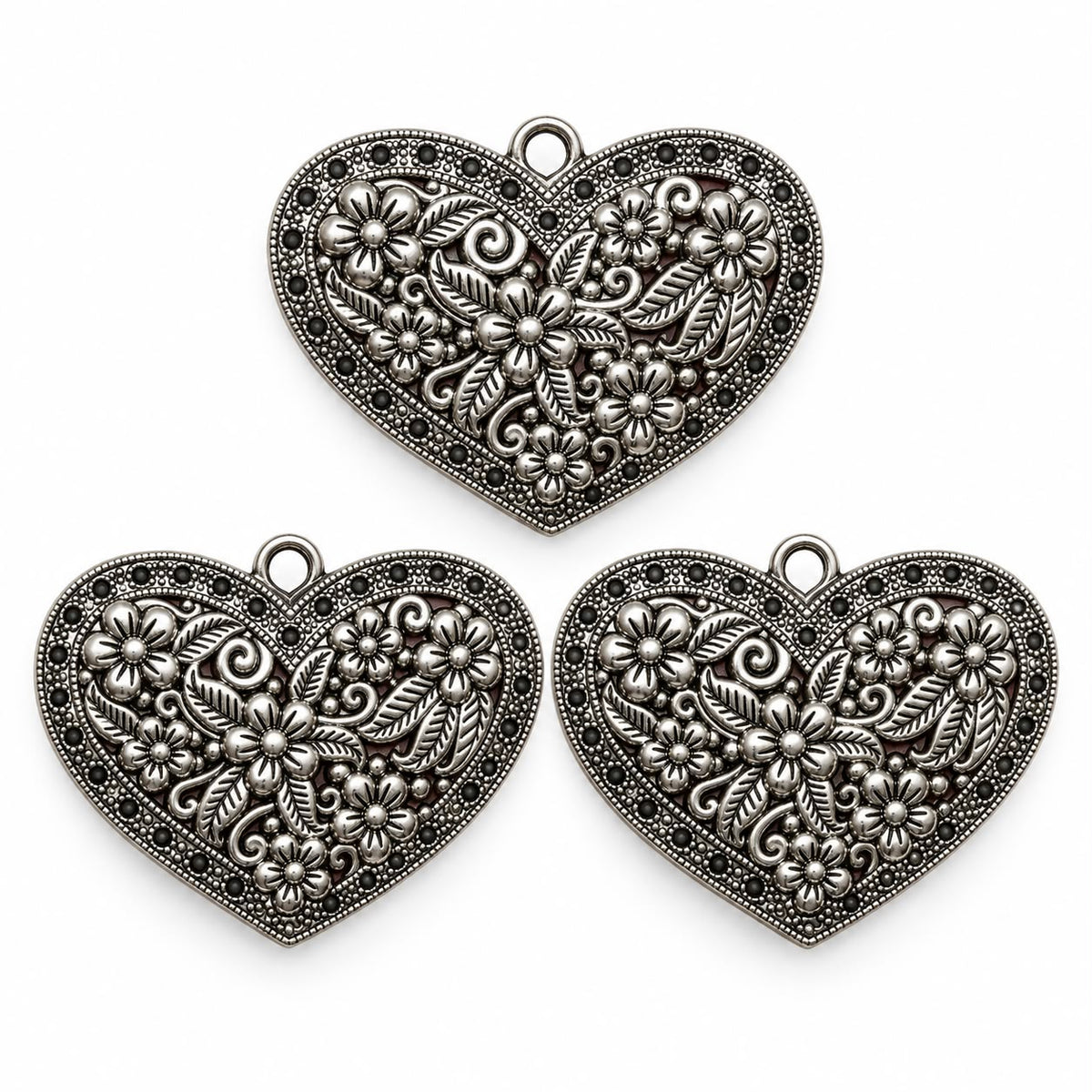 Heart Charm - 32x42mm - HRT-012