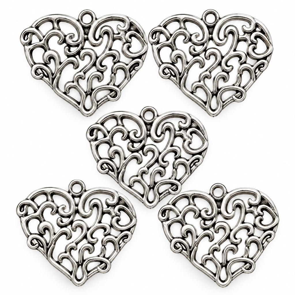 Heart Charm - 49X42mm- HRT-014
