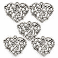 Heart Charm - 49X42mm- HRT-014